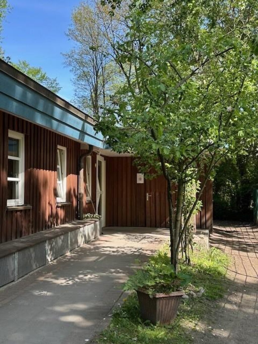 Eingangsbereich AWO Kita Haynspark in Eimsbüttel.