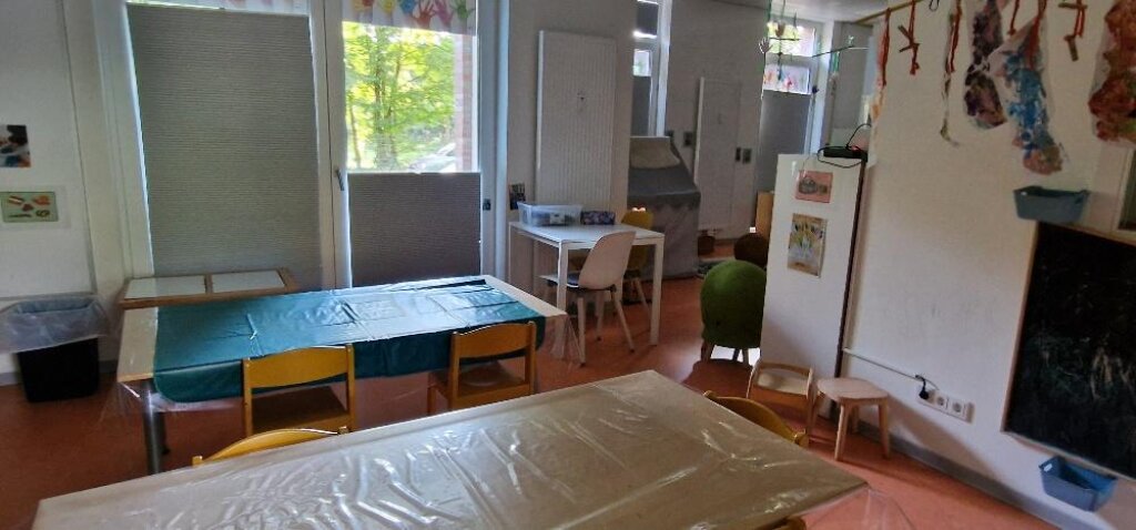 Atelier der Kita Denickestraße der AWO Hamburg.