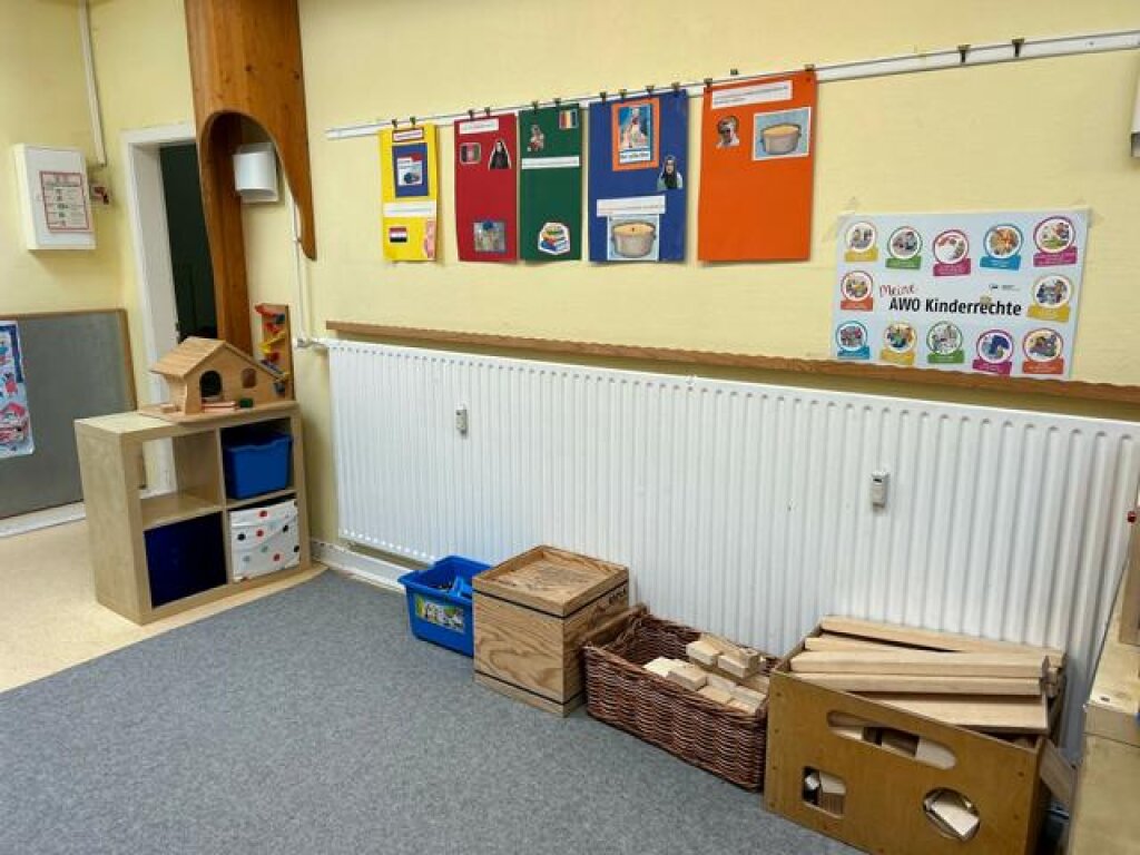 Bauraum der Kita Morgenröte in Hamburg Lurup.