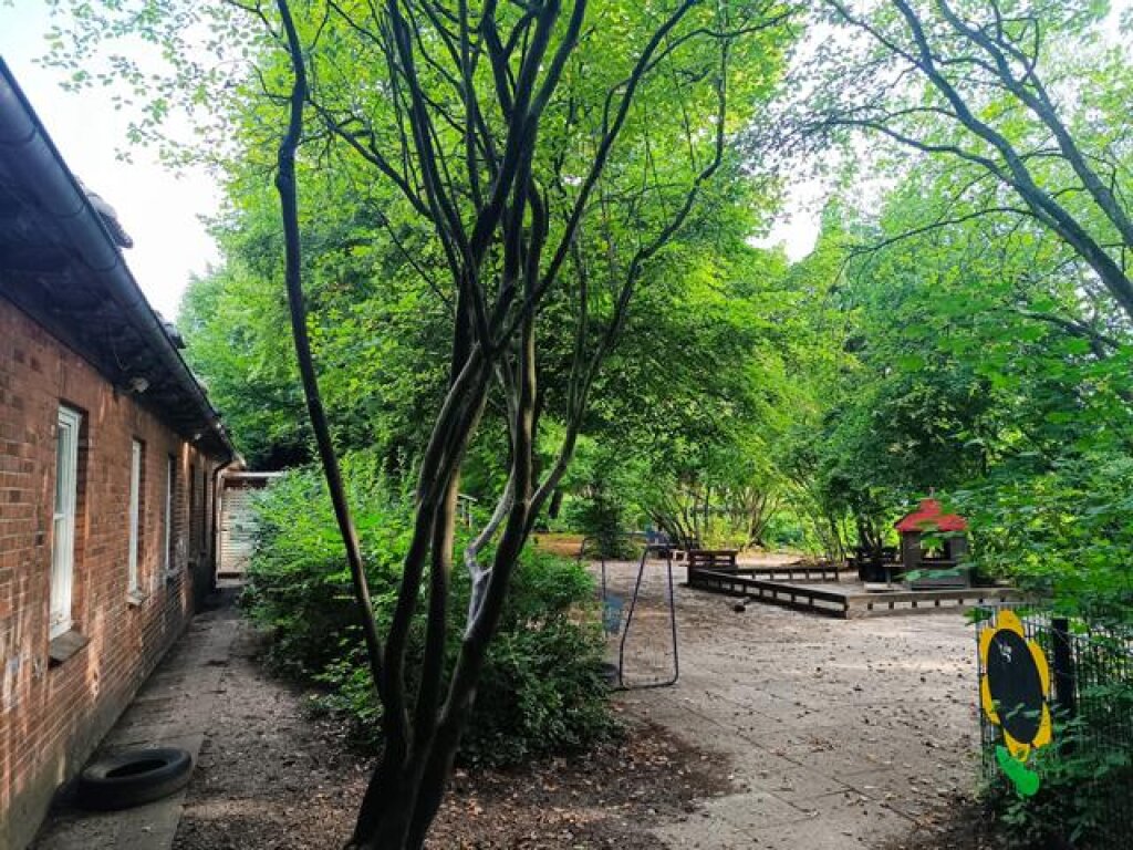 Außenbereich der Kita Sonnenhügel der AWO Hamburg.